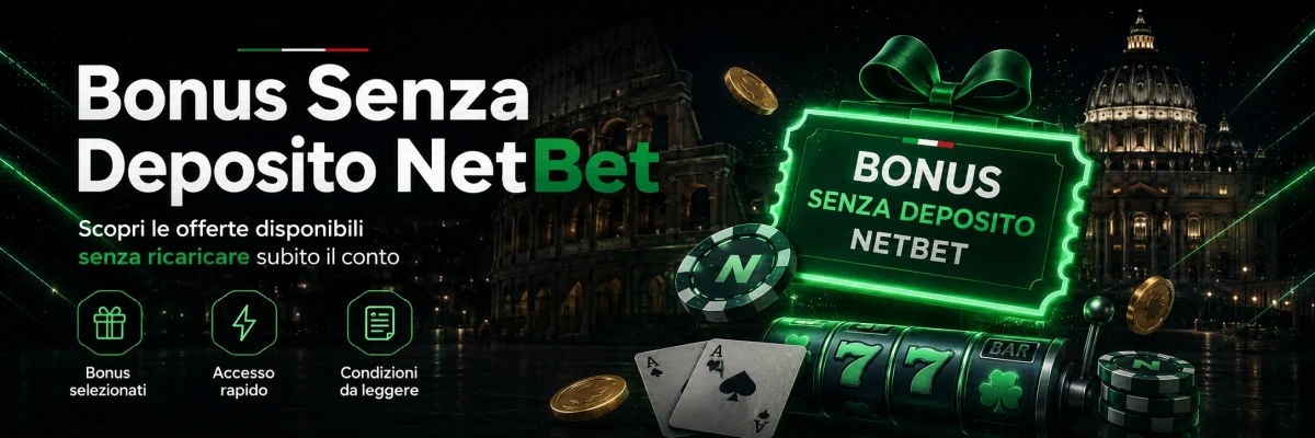 Bonus senza deposito NetBet promotion